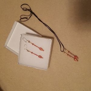 Necklace and earring set from Brugges, Belgium